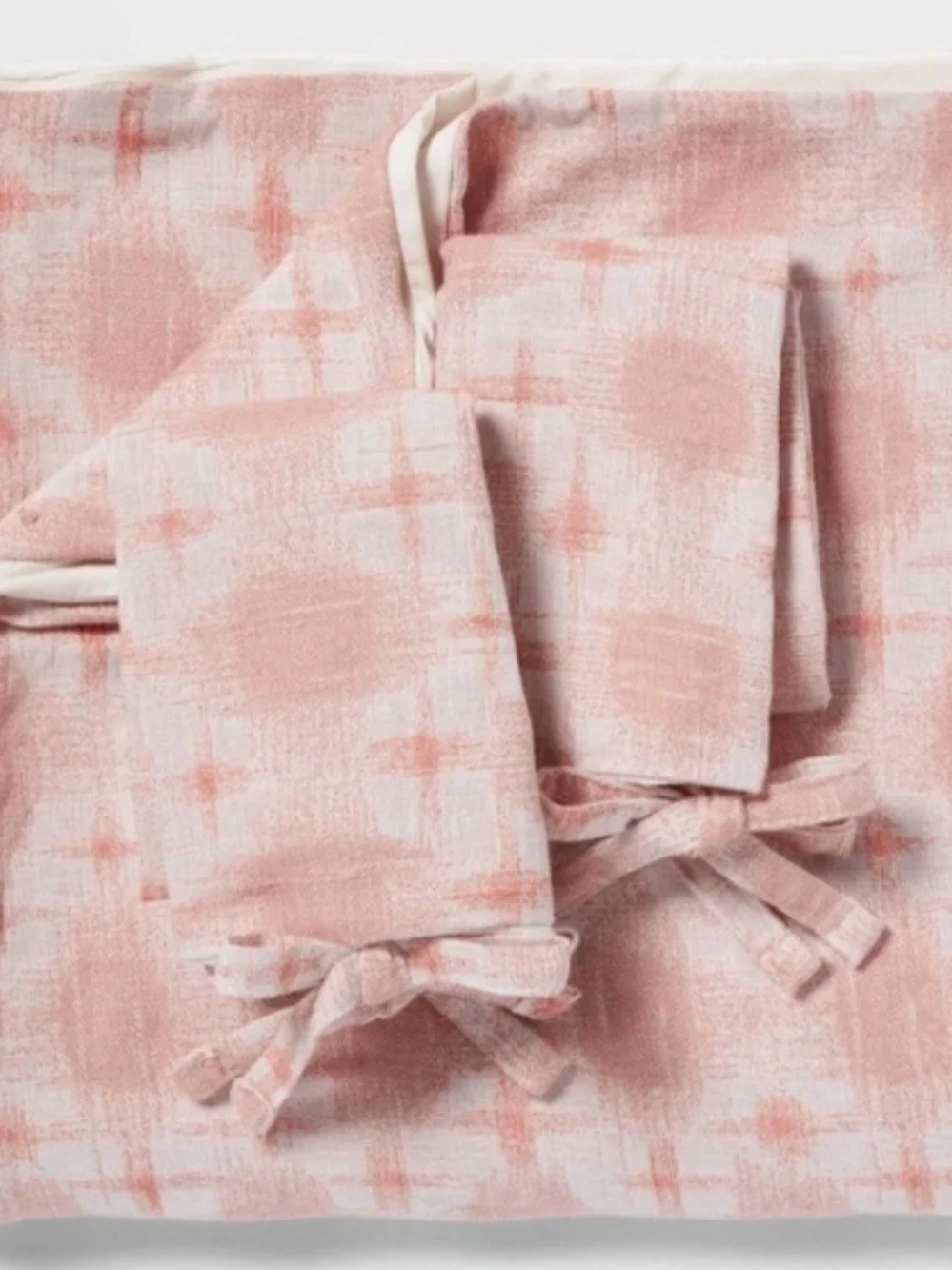 Threshold Yarn Dyed Cotton Duvet Cover Set - Pink